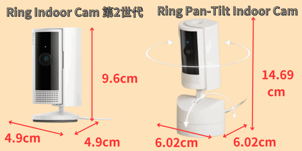 【違い】Ring Indoor Cam第2世代とRing Pan-Tilt Indoor Cam徹底比較。どっちを選べばいいのか悩む人へ